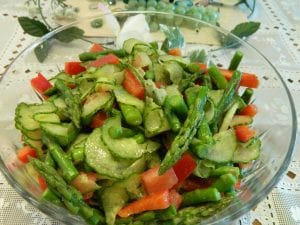 Cucumber Asparagus Salad