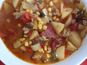Spicy Clam and Corn Chowder